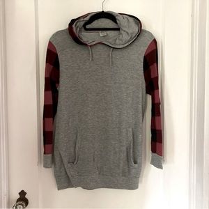 Light-weight boutique hoodie with Buffalo print